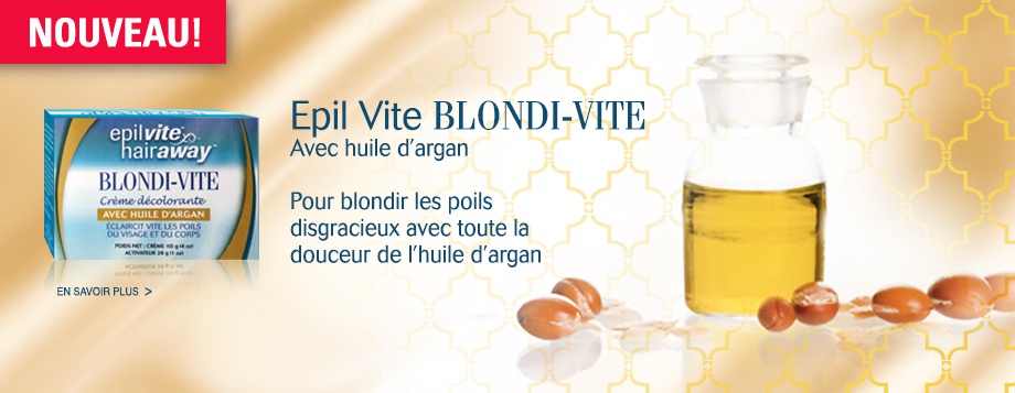 Épil Vite - huile d'argan